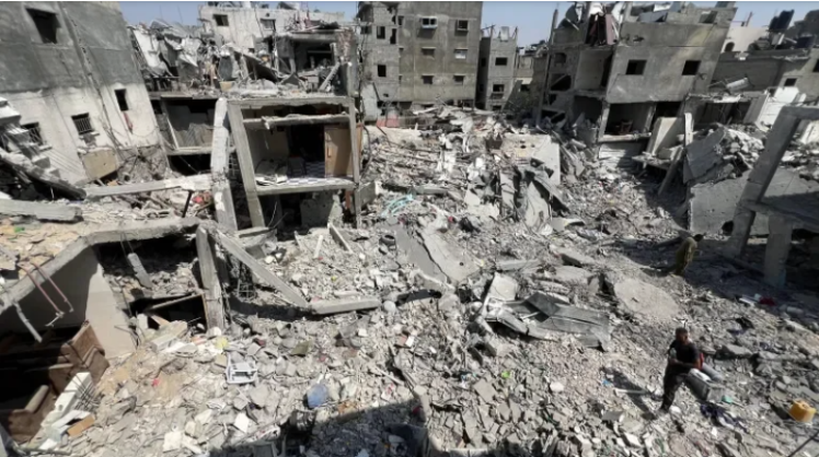 انهيار مبنى مفخّخ على جنود للاحتلال في غزة